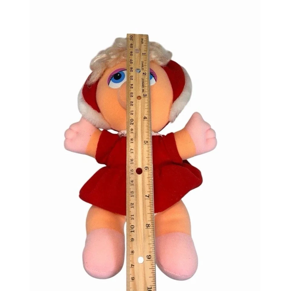 Vintage 1987 Jim Henson Baby Miss Piggy The Muppets 80's Toy Plush 9